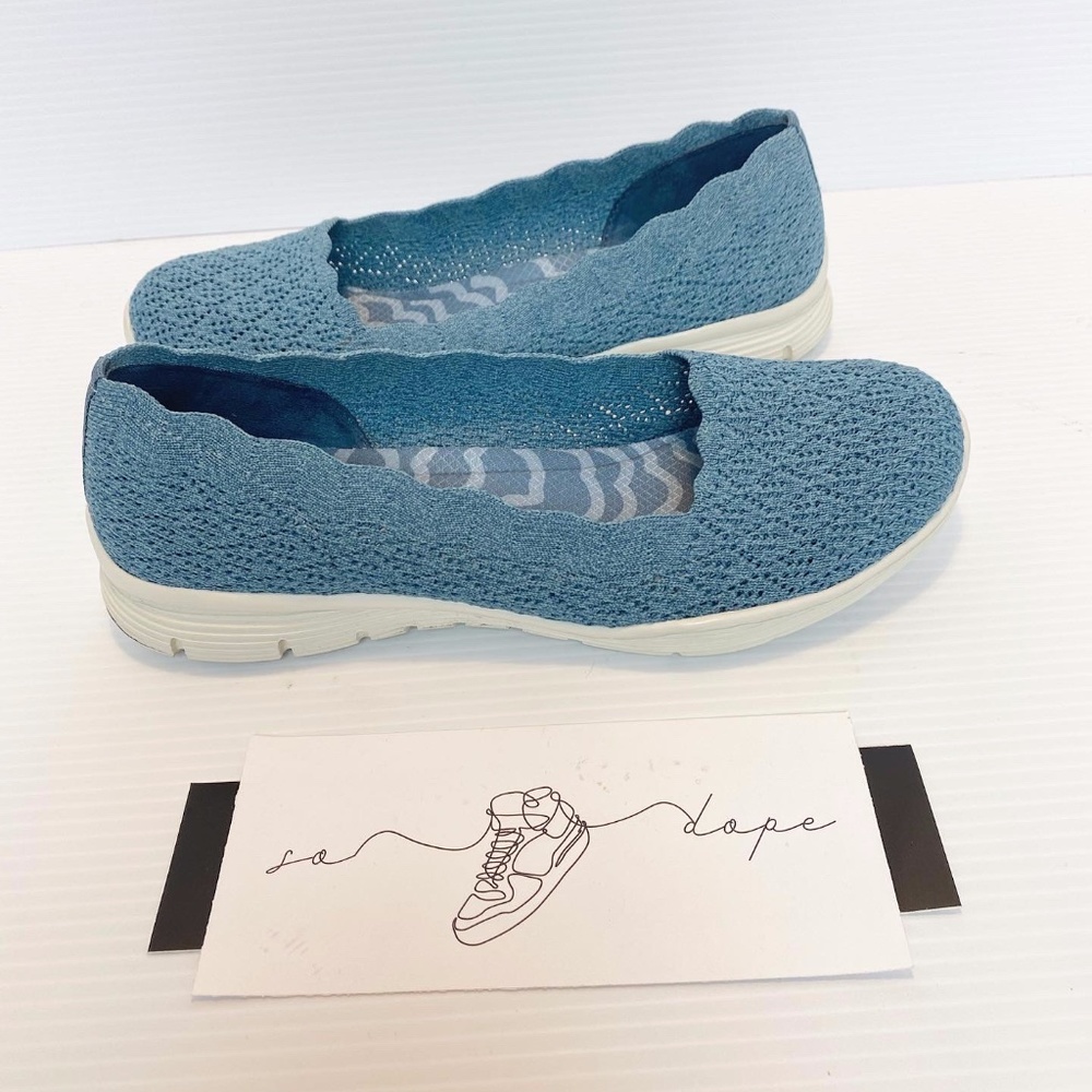 Blue Women's Slip-On Shoes